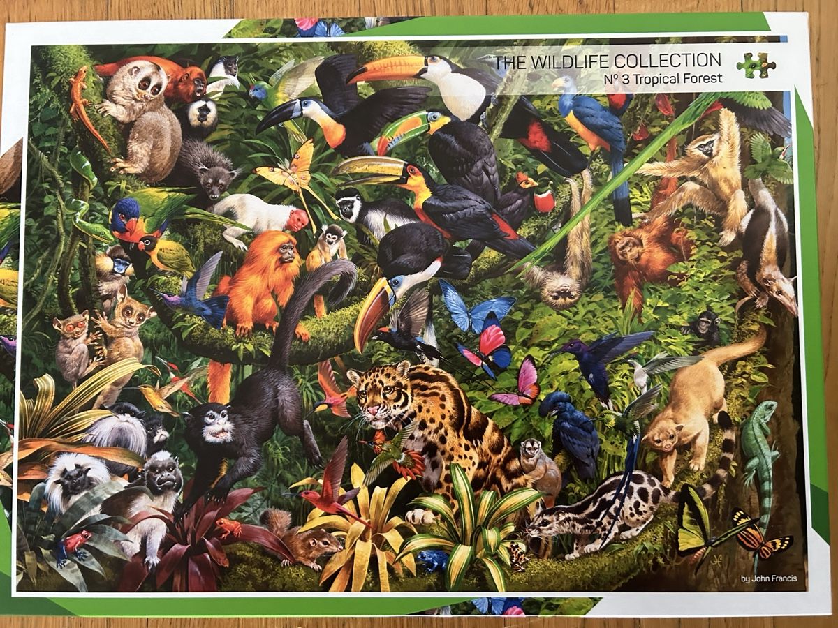 Puzzles: Tier Puzzle "The Wildlife Collection" Regenwald – Gebraucht aus Wädenswil von
