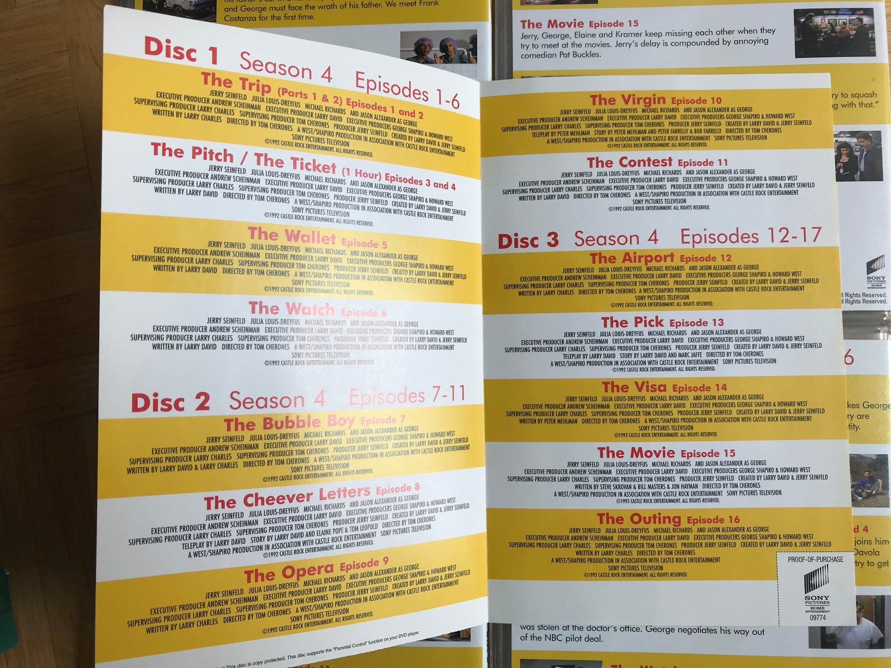 Tutti i DVDs: Seinfeld - Season 4 - DVD – Usato da Zürich venduto da Malcom 7