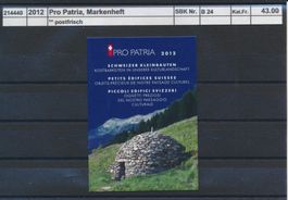 2012 Pro Patria, Markenheftchen, ** postfrisch
