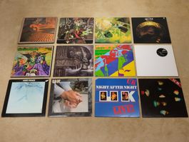 12x Vinyl: Greenslade, Island, Wetton, Lizard, LostPeace, UK