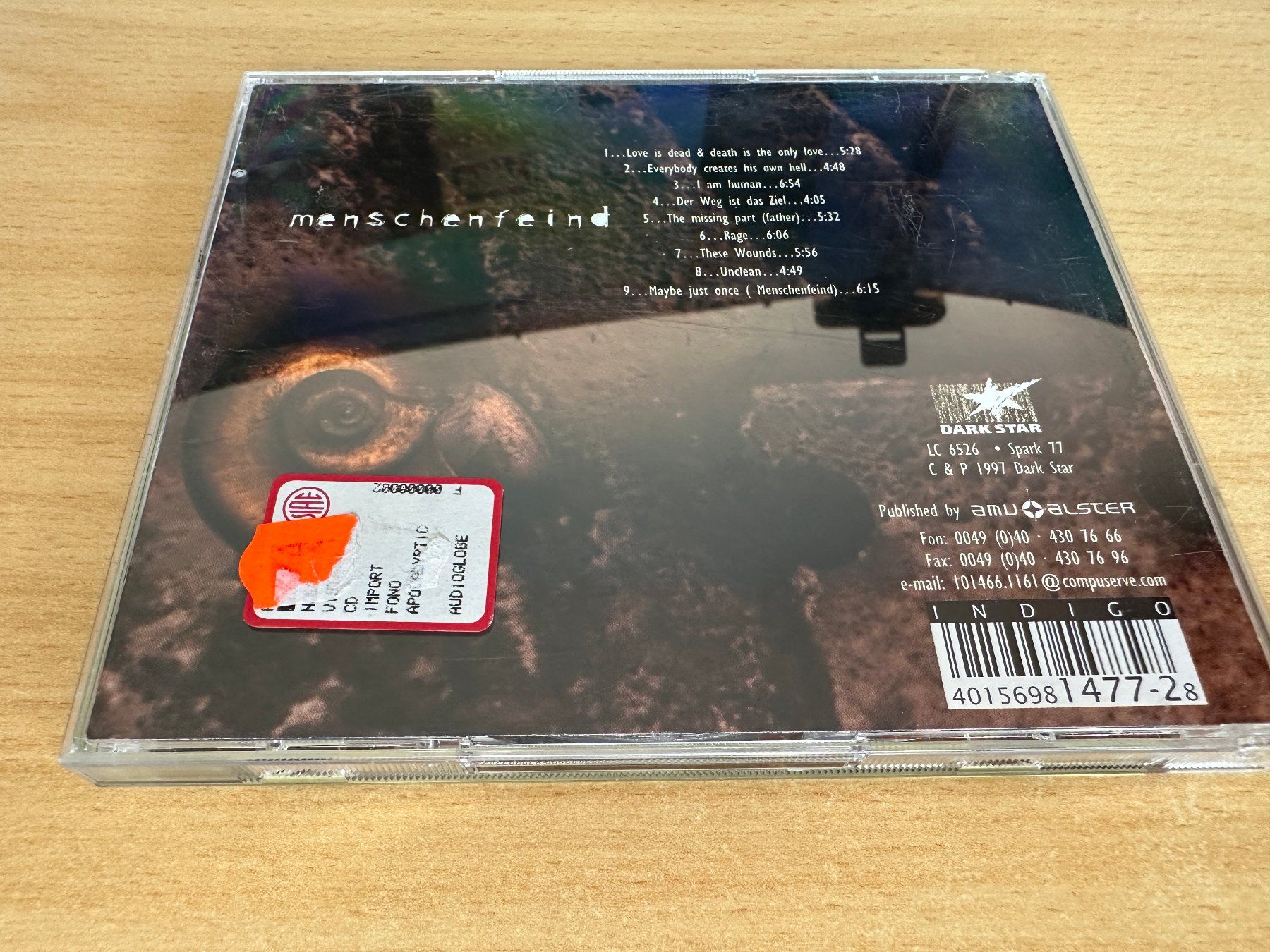 CD: Catastrophe Ballet – Menschenfeind - 2 CD – Usato da Rikon im Tösstal venduto da Alpenmutz 1