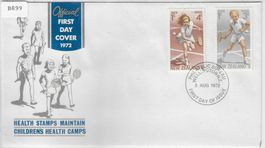 FDC Neuseeland New Zealand 2. Aug. 1972 - Tennis
