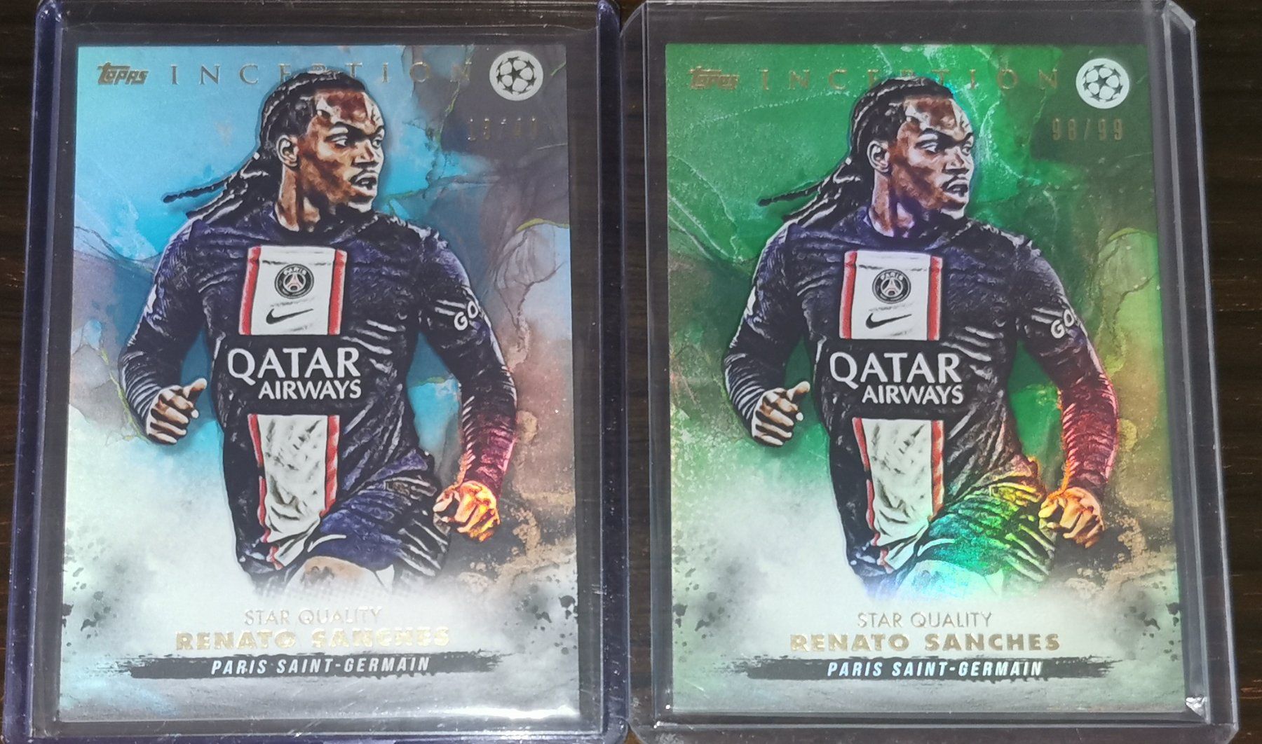 Topps Carte collezionabili: Renato Sanches Topps Inception Star Quality /49 & /99 – Usato da Ostermundigen venduto da DaCards