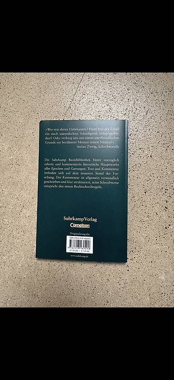 Bücher: Stefan Zweig - Schachnovelle – Gebraucht aus Olten von lea_d8rp 1