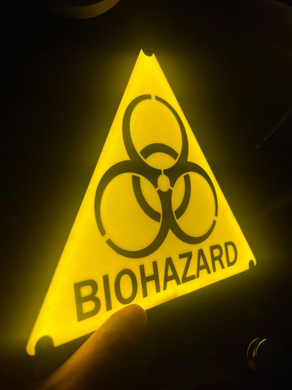 Tutte le decorazioni: Lampe LightBox LED Biohazard – Nuovo (secondo la descrizione) da Noville venduto da Berlusconi55 1