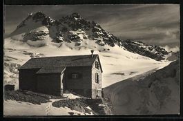 Mutthorn-Hütte, Ansicht der Hütte mit 