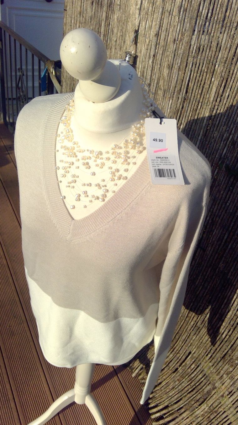 Maglioni & Felpe: Pullover écru & gris BROADWAY, taille M, NEUF Fr. 49.90 – Nuovo e nell'imballaggio originale da Agiez venduto da chouchanelle 6