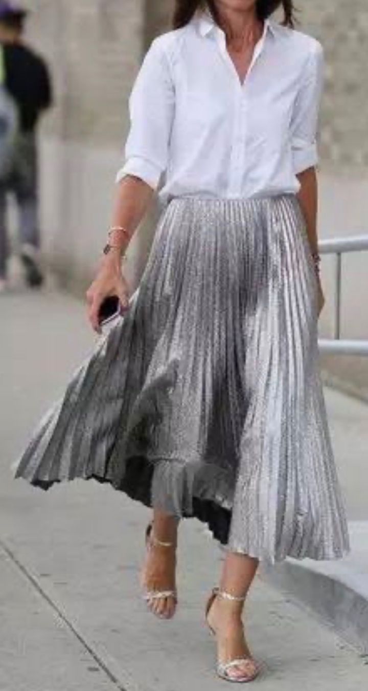 Gonne: Antonino Valenti silver maxi skirt – Nuovo (secondo la descrizione) da Lausanne venduto da NYC67