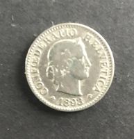 MÜNZE 5 RAPPEN VON 1893