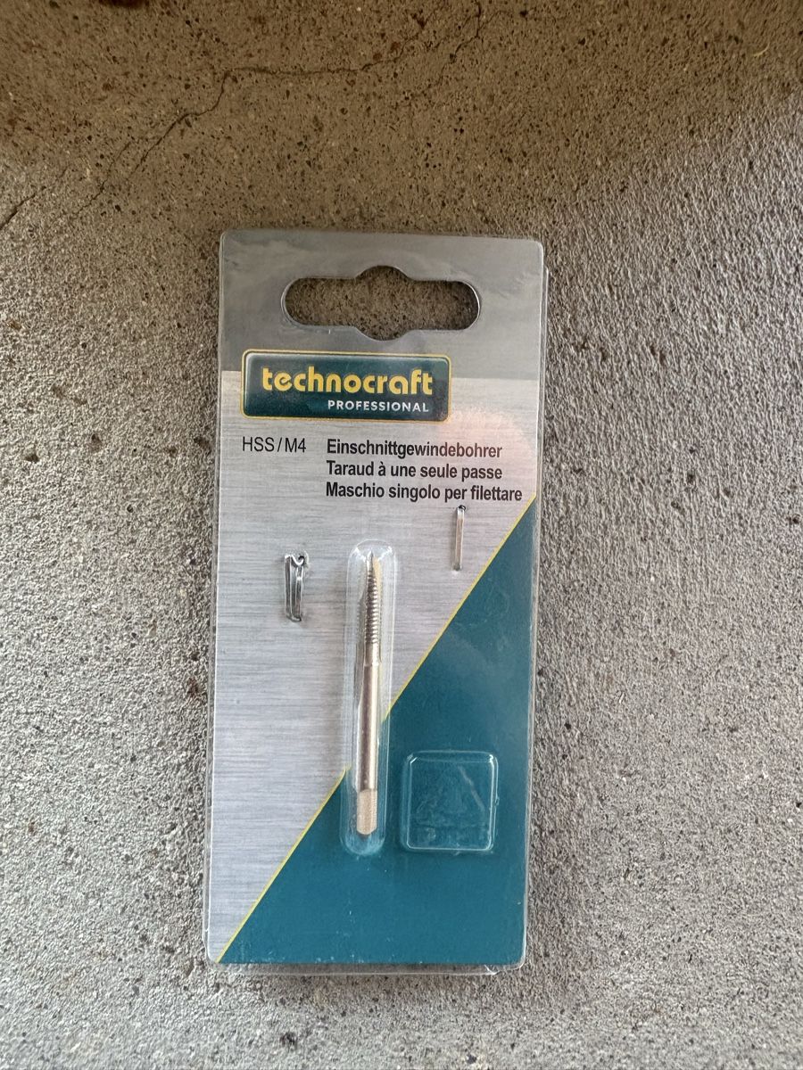 Technocraft Alle Werkzeuge: Gewindebohrer M4  233 Stück!!! – Neu und originalverpackt aus Müselbach von Mueselbach