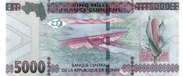 Guinea 5000 Francs P-49a UNZ Serie AA-552174