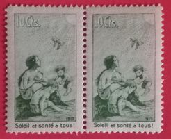 3380A) Nr. II, Juventute Vorläufer paar postfrisch Kt. 280.-