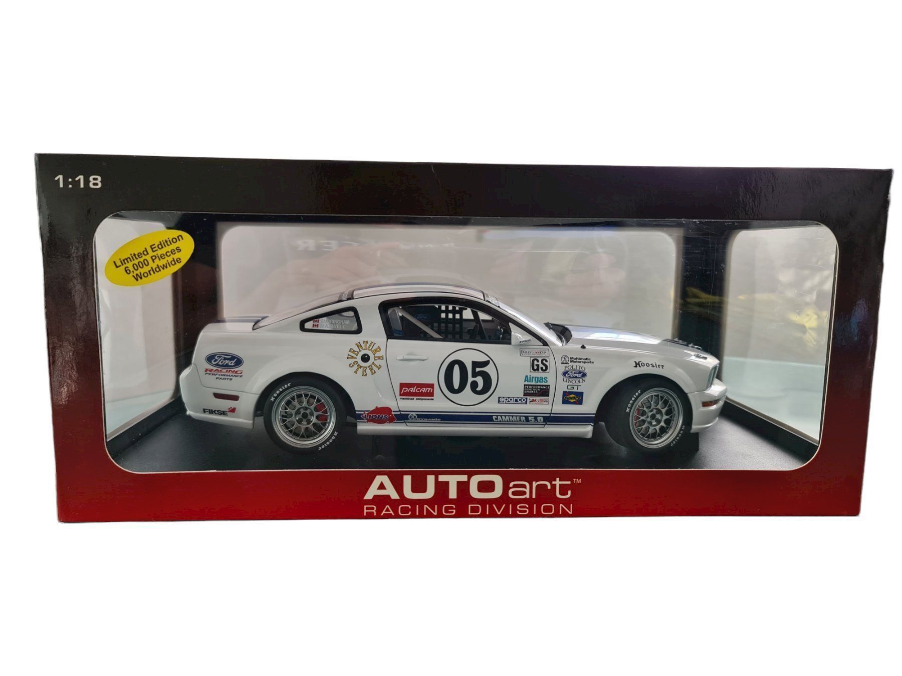 AUTOART Ford Mustang FR500C 2005 (1:18) Collector 🎁 (Neu (gemäss