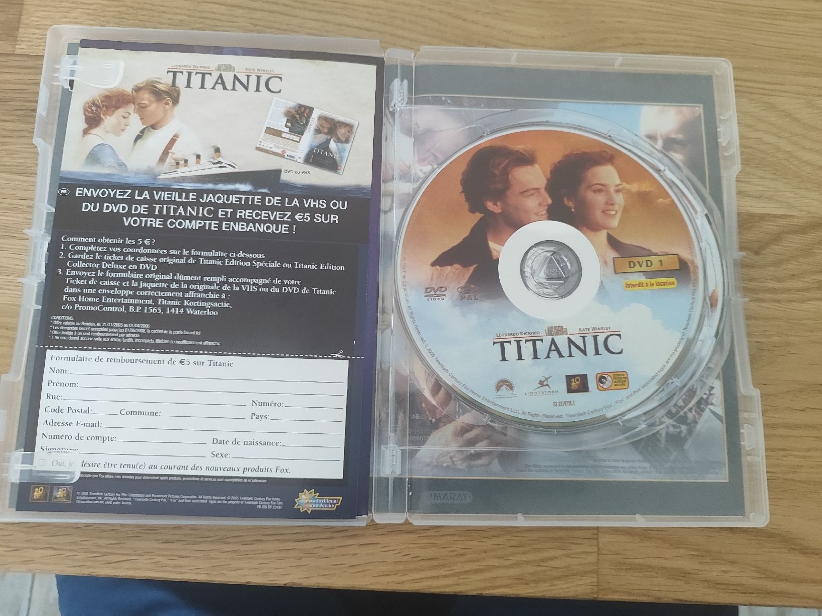 Tutti i DVDs: DVD Titanic édition spéciale – Usato da Vétroz venduto da mrcl01 1