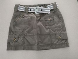 Artime:Braunfarbener Minirock, Gr. 36, mit Guertel, neu