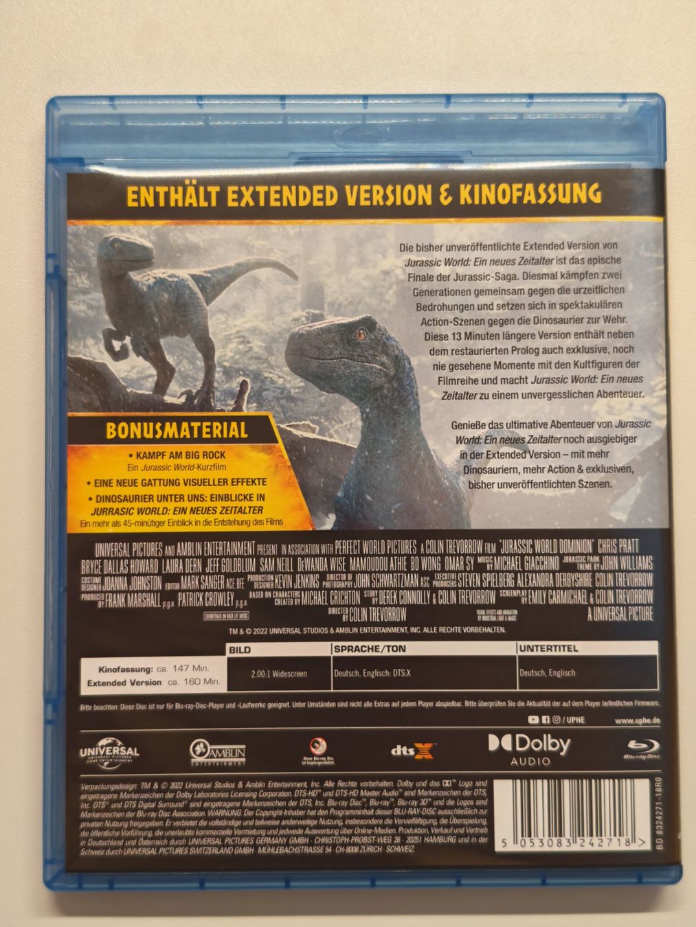 Tutti i DVDs: Jurassic World - Ein neues Zeitalter – Usato da Liestal venduto da Kratzilla 2