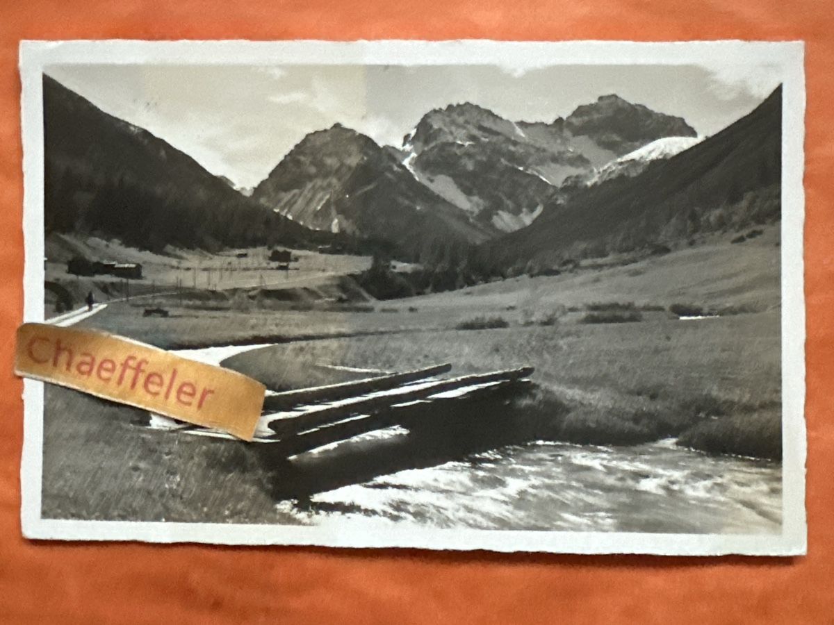 Cartoline postali: Originale Vintage Postkarte Davos Sertigtal – Usato da Zürich venduto da Chaeffeler