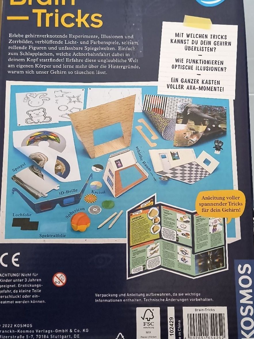 Kosmos Spielzeuge: Brain Tricks Experimentierkasten ab 8 Jahren! – Gebraucht aus Schöfflisdorf von kkb_7j7y 1