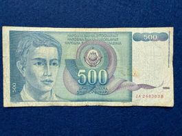 ZA 2483838 - Belgrad 1990 - Jugoslawien - 500 Dinara