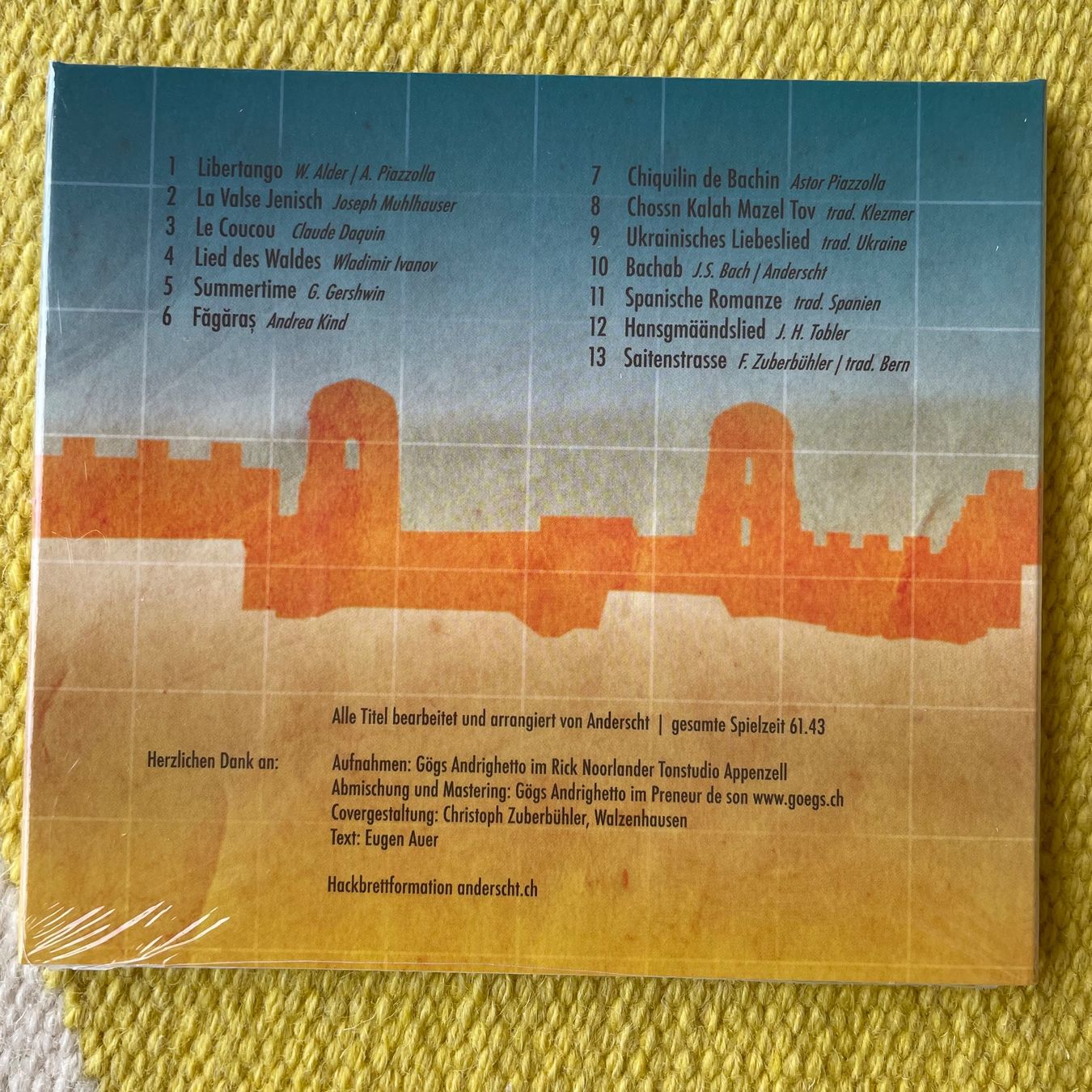 CD: ANDERSCHT-(NEU) SAITENSTRASSE (DIGIPACK) – Nuovo e nell'imballaggio originale da Rorschacherberg venduto da CD-Roli 1