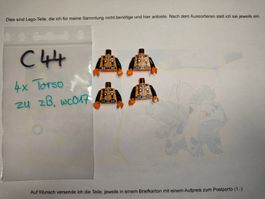 Legofigur  4  Torso  zu Figur  wc017  /C44