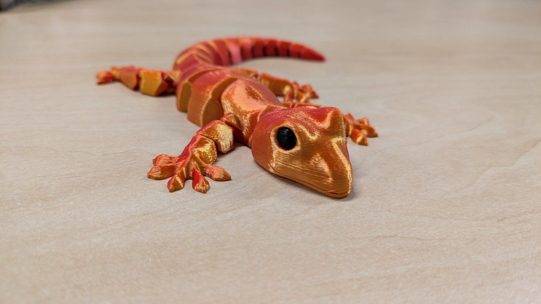 Tutte le decorazioni: Beweglicher Gecko - Rot/Gold Effekt – Nuovo (secondo la descrizione) da Staufen venduto da El3D 1