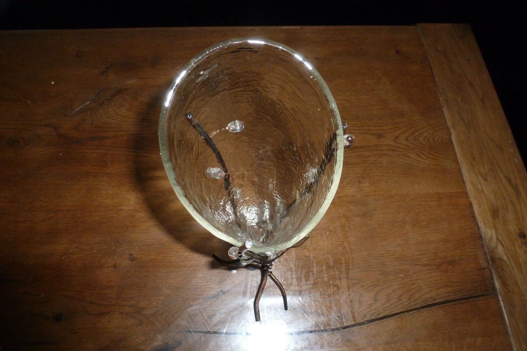 Vasi & Recipienti: Schöne vase aus glas/bronze oder messing – Usato da Emmen venduto da newdeal1970 4