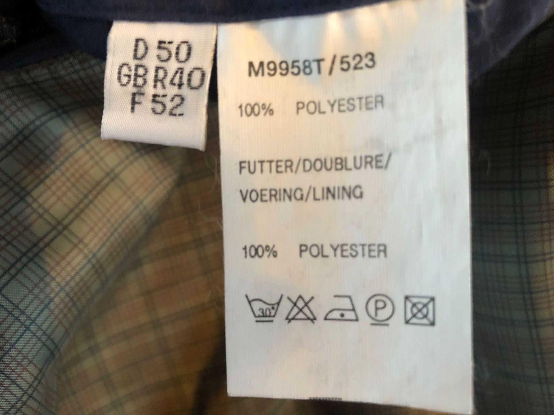 Jacken: Herren Westminster Übergangsjacke Gr. 50 Mittelblau – Gebraucht aus Rickenbach ZH von Topas014 4