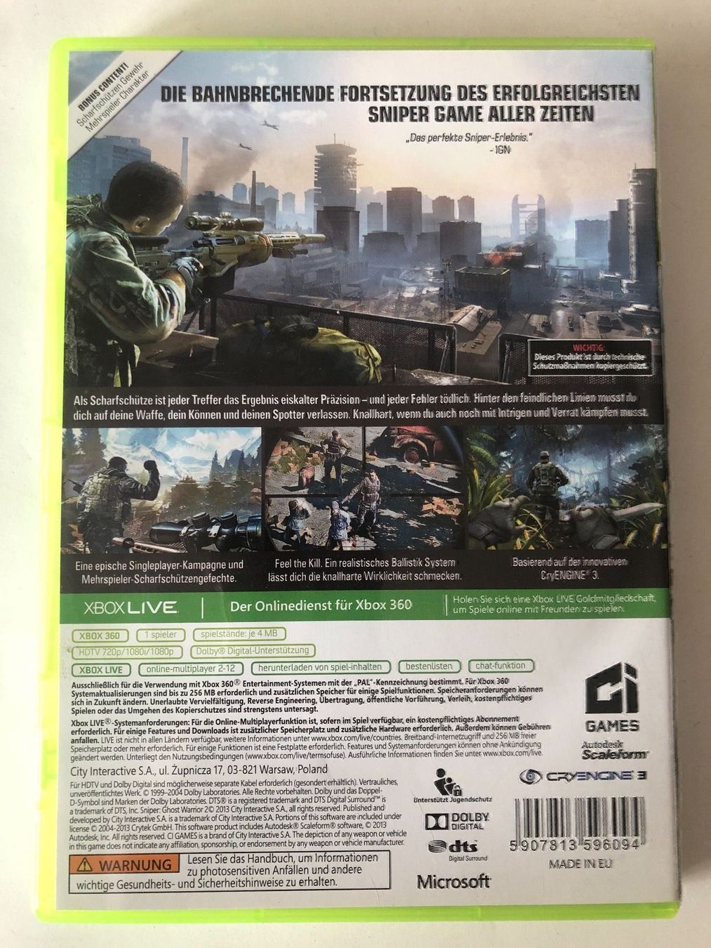 Microsoft Giochi: Sniper 2 für Xbox 360 – Usato da Kestenholz venduto da Mad18 1