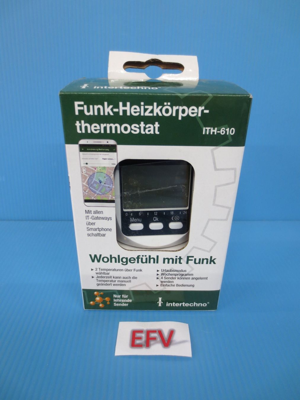 Danfoss Systèmes de contrôle: Intertechno Funk-Heizkörperthermostat ITH-610 Danfoss OVP – Neuf avec emballage d'origine à Sulz LU par Elektrofachverkauf 5