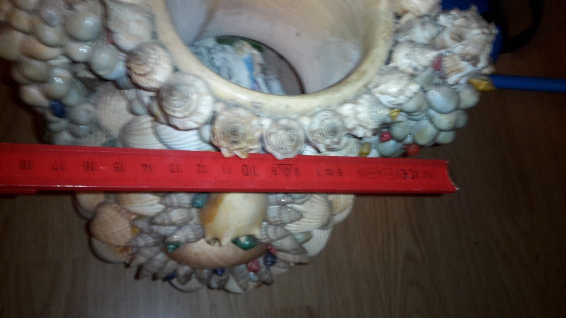 Vasi & Recipienti: Wunderschöne Vase mit Muscheln L – Usato da Schwarzenburg venduto da flamingo1970 3