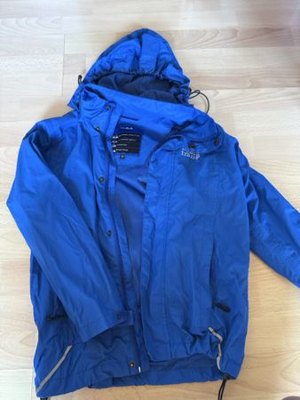 Outdoorjacke blau Grösse 152 atmungsaktiv wasserdicht