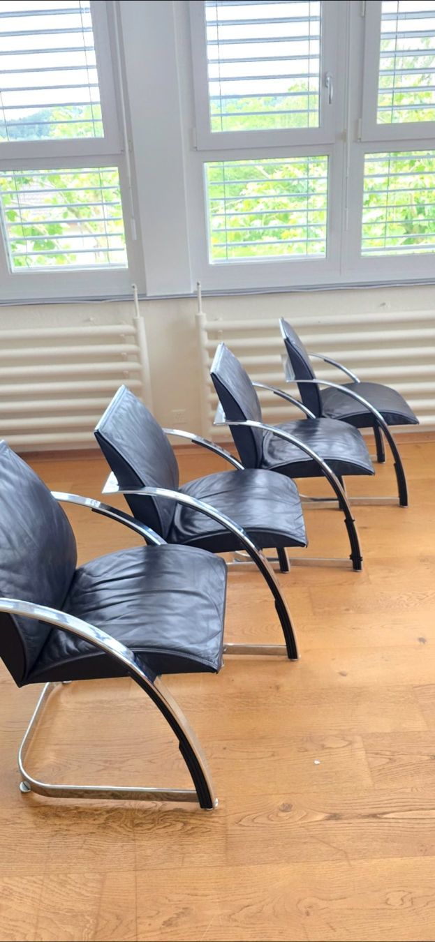 Girsberger Sedie: 4 fauteuils freischwinger,  girsberger canteliver – Usato da Pieterlen venduto da mou_hx6c 4