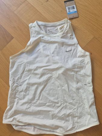Nike Running Dri-FIT Damen-Top Grösse M – Off-White, neu mit