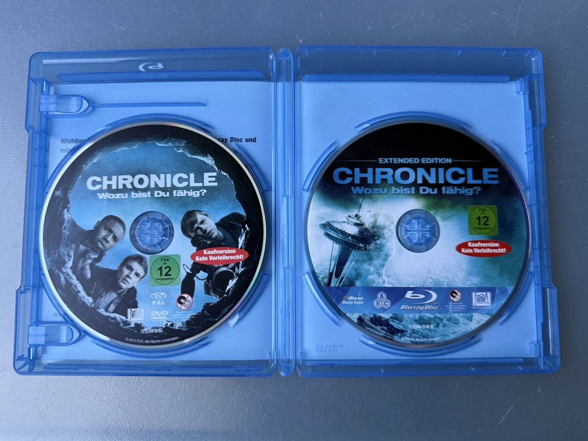 Tutti i DVDs: Chronicle Blu-ray + DVD + Digital Copy – Usato da Oberried Brienz venduto da Chyara 2
