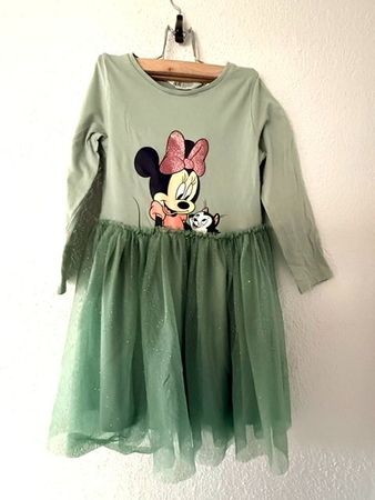 Disney-Mädchenkleid mit Tüll-Überrock, Gr. 110/116