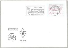 1987, 75e anniversaire du Scoutisme Vaudois 1987