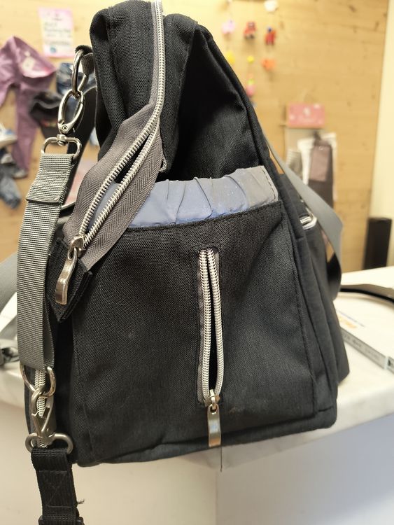 Fillikid Borse & Zaini: Geräumige Wickeltasche viele Fächer schwarz grau / fillikid – Usato da Schöfflisdorf venduto da kin_2dp9 3
