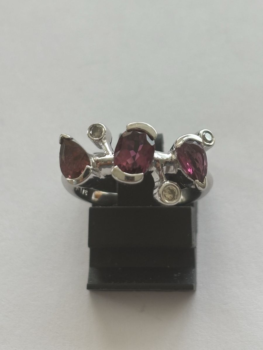 Anelli: Weissgold Ring / Diamanten 18 Karat – Usato da Langnau am Albis venduto da flusspflege 3