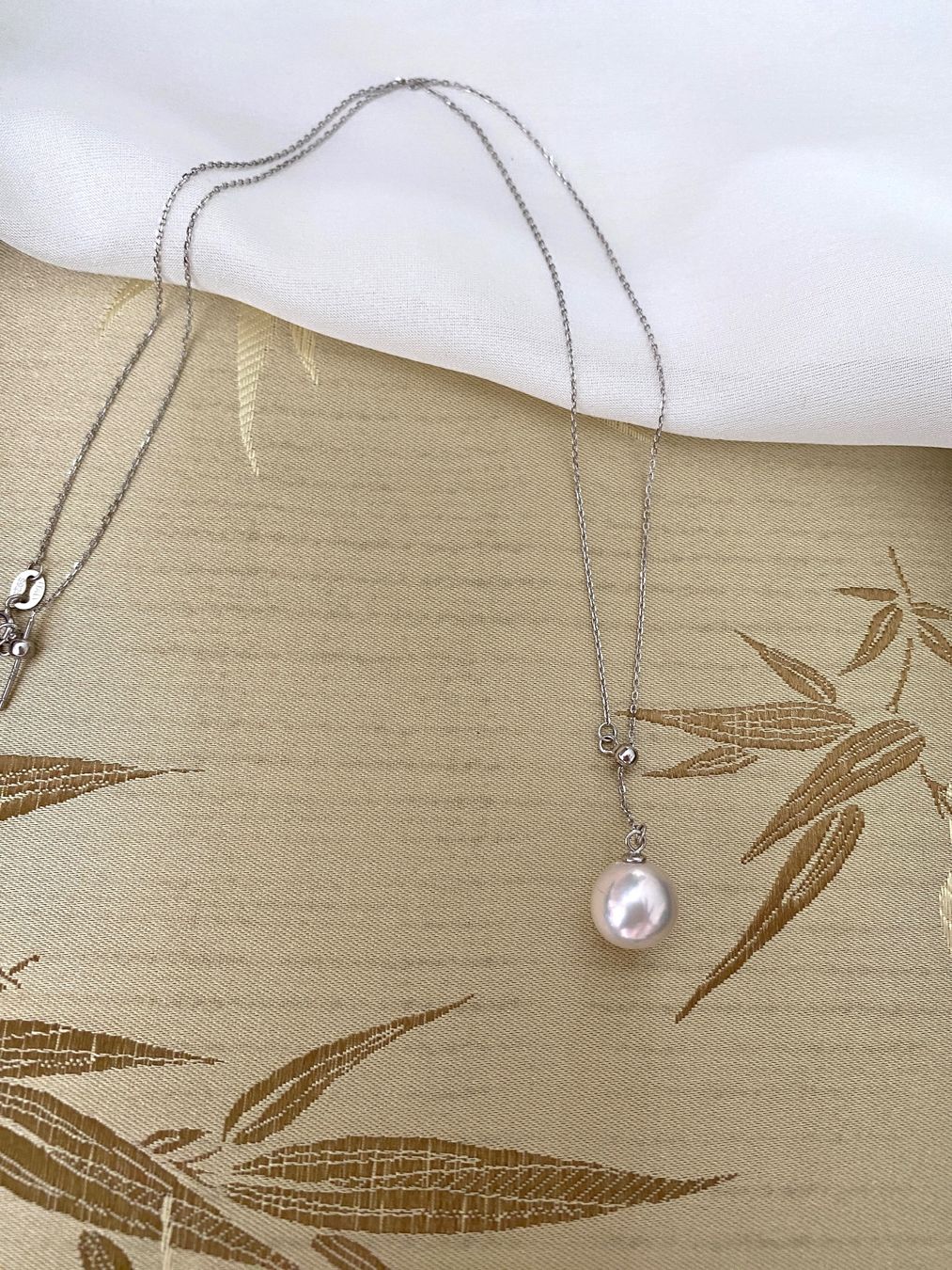 Catenine: Top Glanz 10mm Süsswasserperlen Kette echte – Nuovo e nell'imballaggio originale da Sarnen venduto da yingsperlen