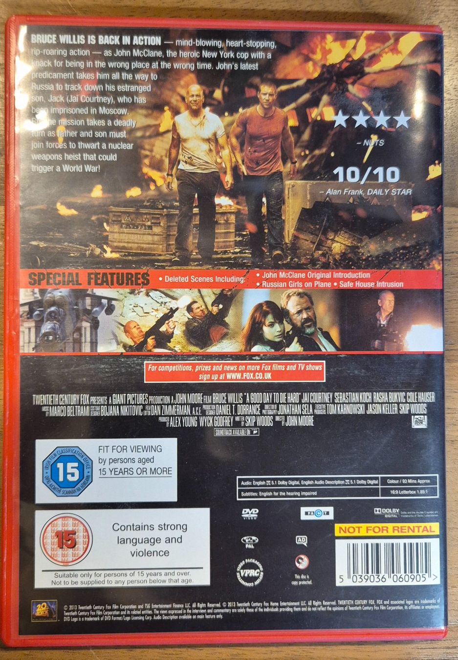 Tutti i DVDs: DVD "DIE HARD", Bruce Willis – Usato da Spreitenbach venduto da Weha9 1