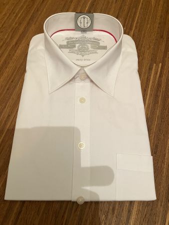 Neues Herrenhemd Angelo Litrico, Grösse 43/44, Weiss!