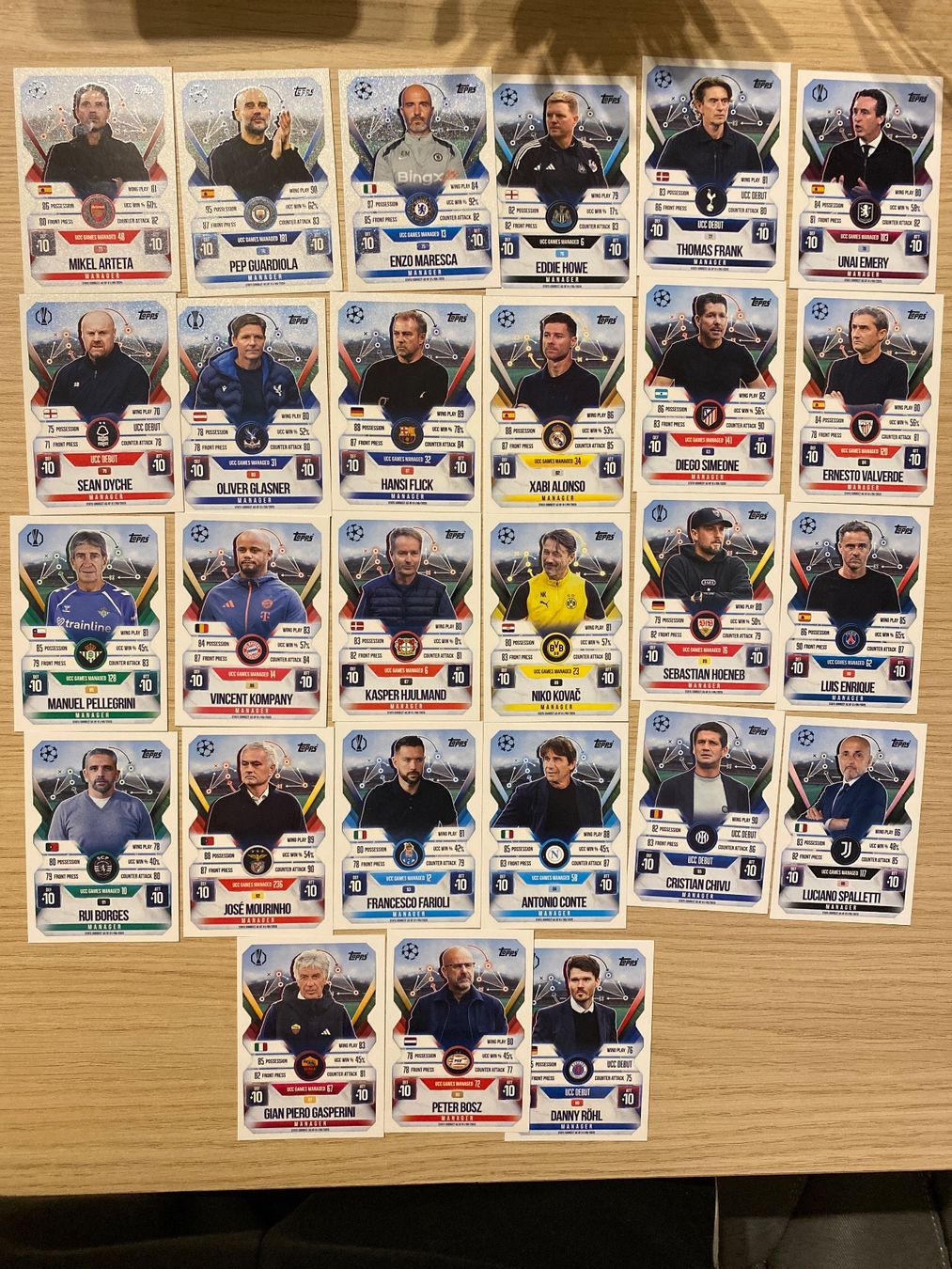 Topps Carte collezionabili: Topps Match Attax Extra 25/26 Manager komplett – Nuovo (secondo la descrizione) da Zürich venduto da BVBWINNER