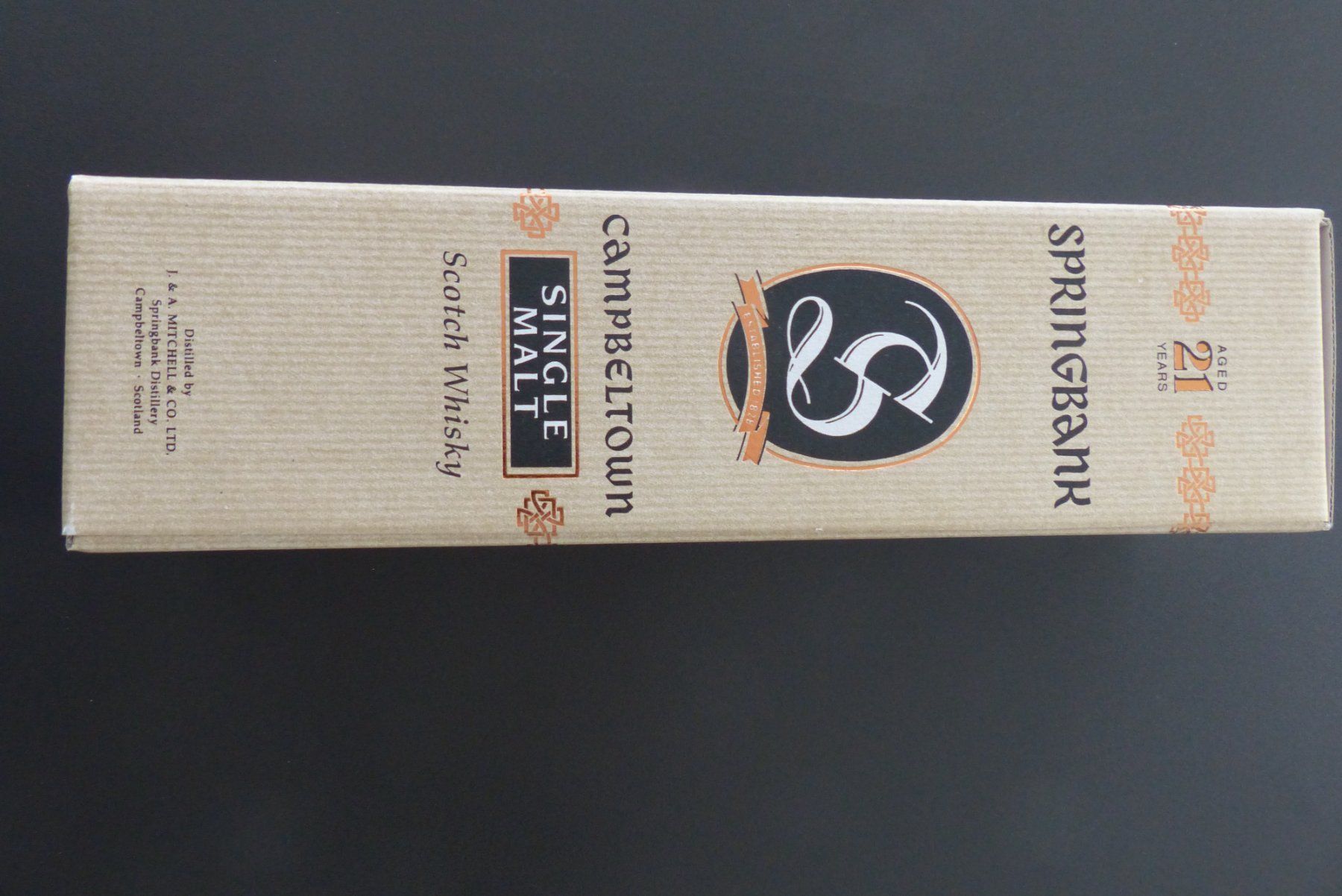 Springbank Bevande alcoliche: SPRINGBANK AGED 21 YEARS – Nuovo e nell'imballaggio originale da Steffisburg venduto da Marcifil 1
