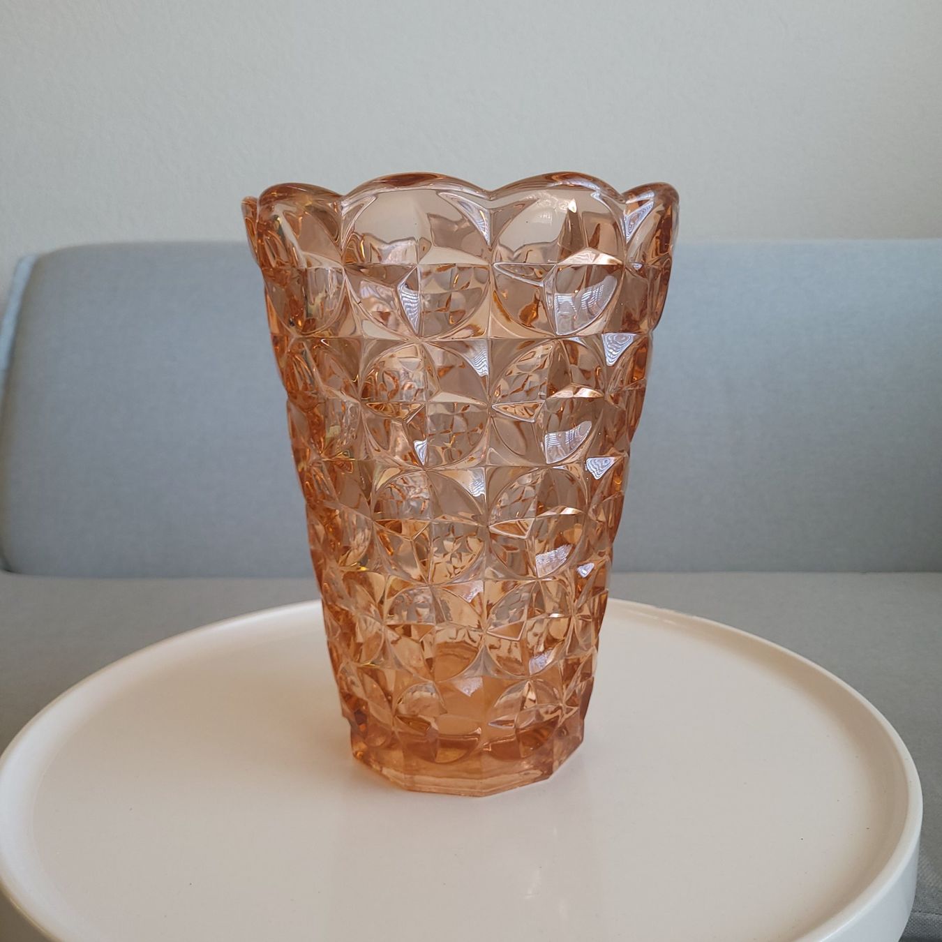 Walther Glas Vasen & Gefässe: 50er J. DDR " Walther-Sachsenglas " Orange Glasvase Luttich – Gebraucht aus Savièse von qm2710 5