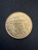 Gold Vreneli, Fr. 20.-, 1935LB