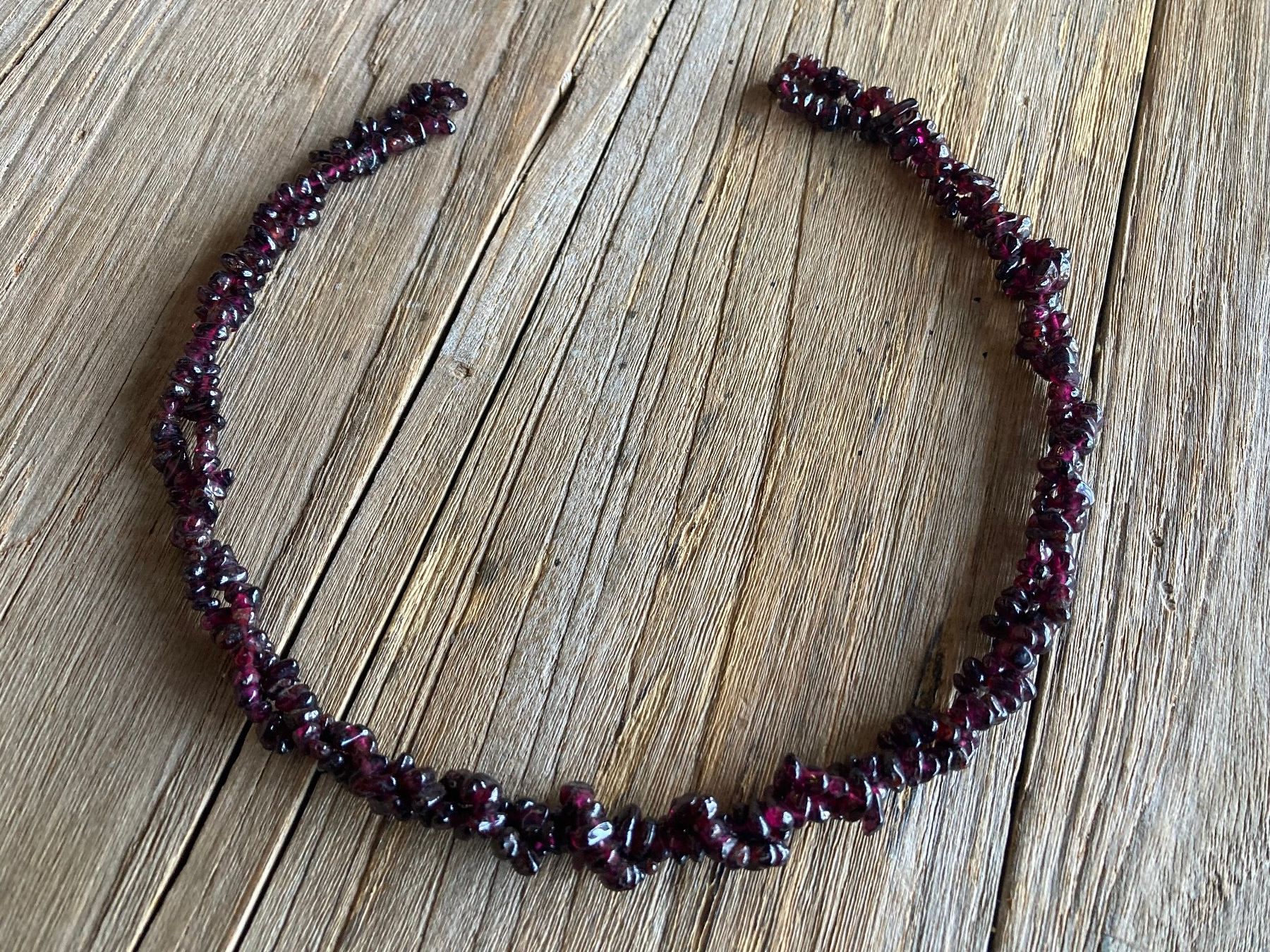 Catenine: GRANAT  SPLITTER  HALSKETTE 90cm – Nuovo e nell'imballaggio originale da Aesch ZH venduto da LiquidAktion 5