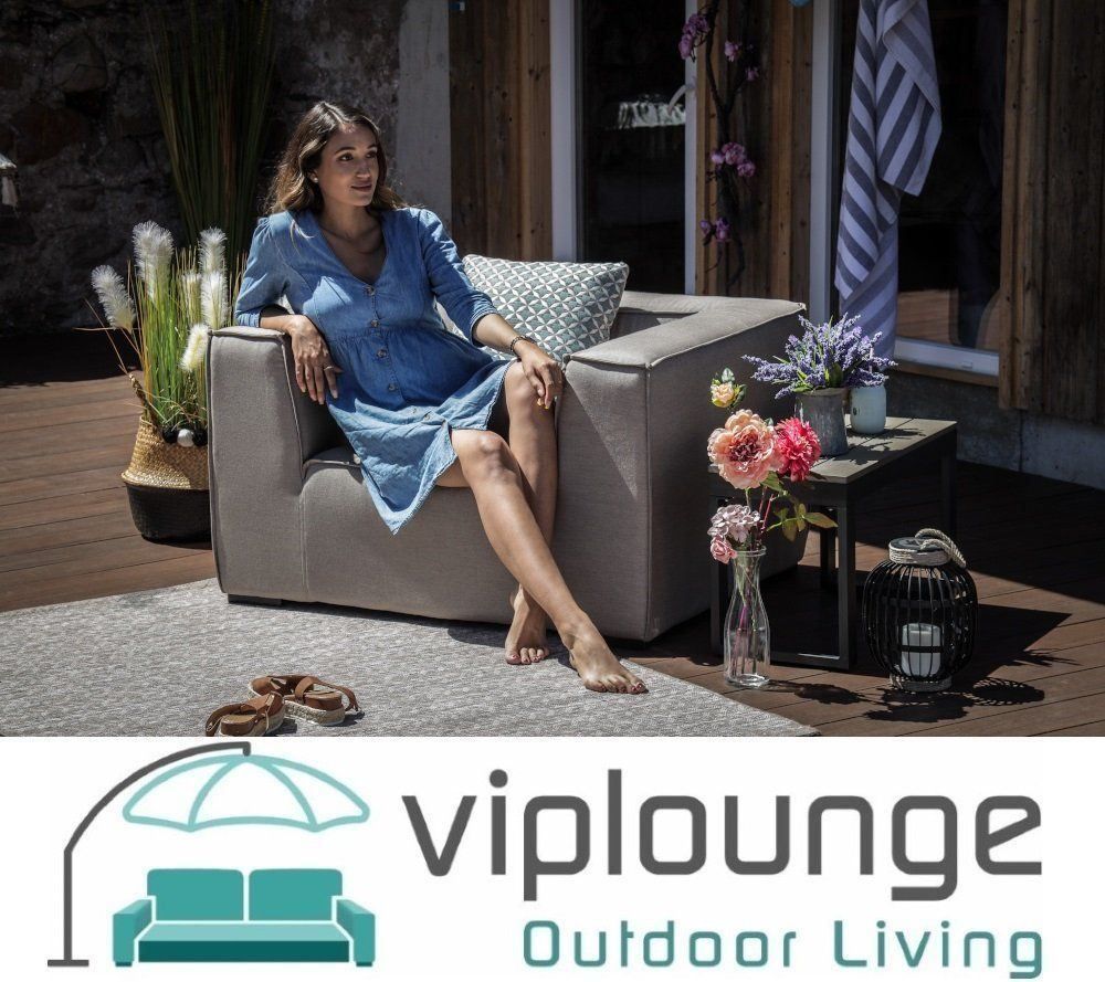 Viplounge Divani: Outdoor Sofa sandbraun – Nuovo e nell'imballaggio originale da Uznach venduto da viplounge 6