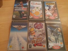 PSP Spiele Sammlung: 6 Spiele gemischt