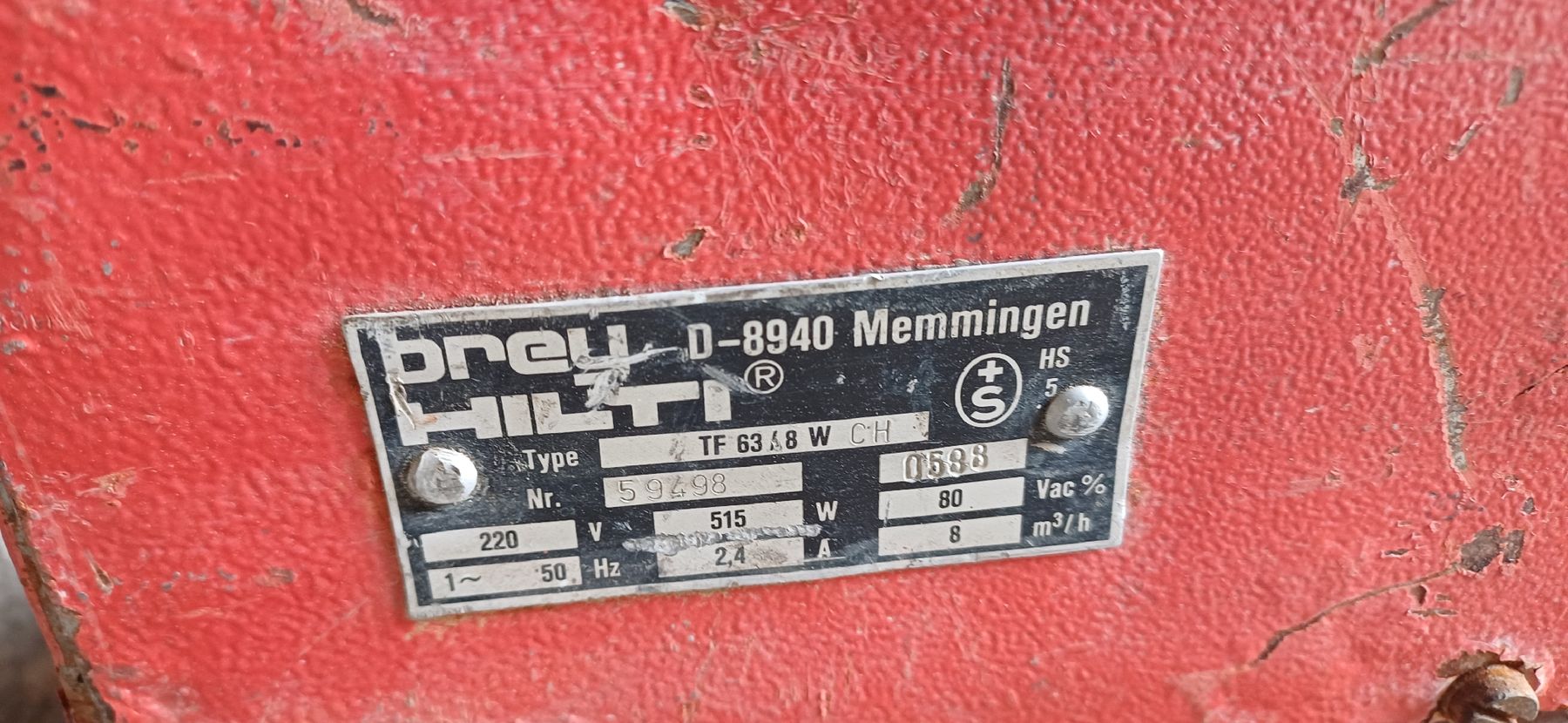 Accessori da laboratorio: Hilti Vakuumpumpe TF 63 – Difettoso da Au TG venduto da aatec_105 6
